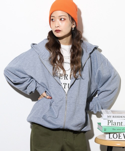 FUNALIVE(ファンアライブ)の「Relaxed fit full zip hoodie / リラックスフィット フルジップパーカー unisex(パーカー・メンズ・杢グレー/ヘザーチャコール/オートミール/ネイビー/ブラック・M/L/XL)」の20枚目の写真