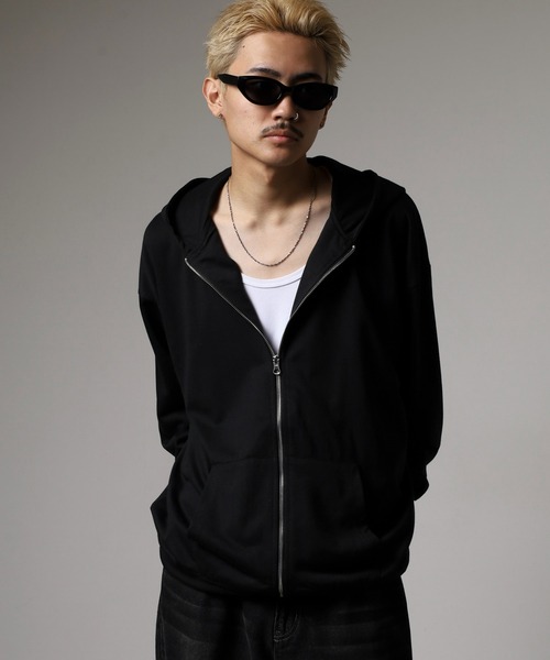 FUNALIVE(ファンアライブ)の「Relaxed fit full zip hoodie / リラックスフィット フルジップパーカー unisex(パーカー・メンズ・杢グレー/ヘザーチャコール/オートミール/ネイビー/ブラック・M/L/XL)」の14枚目の写真