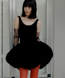 SORIN（ソリン　）の「Wool Rib Fur Balloon Knit Vest（ベスト）」