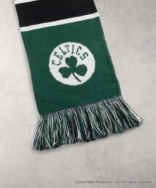 NBA（エヌビーエー）の「【NBA】チームカラーニットマフラー（マフラー・メンズ・ブラック/ブルー/パープル/グリーン・フリー）」の12枚目の写真