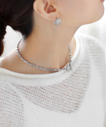 ANEMONE | 【ステンレス】コンビチェーンマンテルネックレス(ネックレス)