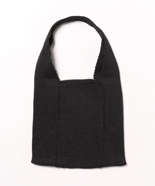 salle de bal(サルデバル)の「ニットトートバッグ グリッター gritter nitbag L TCI(トートバッグ・レディース・ブラック/シルバー/ゴールド・FREE)」の4枚目の写真