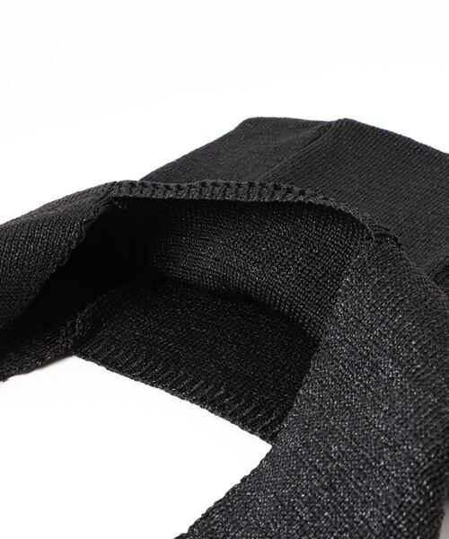 salle de bal(サルデバル)の「ニットトートバッグ グリッター gritter nitbag L TCI(トートバッグ・レディース・ブラック/シルバー/ゴールド・FREE)」の6枚目の写真