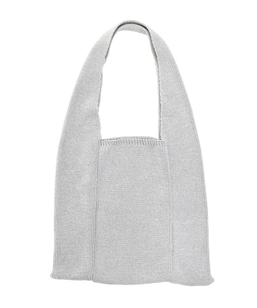 salle de bal(サルデバル)の「ニットトートバッグ グリッター gritter nitbag L TCI(トートバッグ・レディース・ブラック/シルバー/ゴールド・FREE)」の2枚目の写真