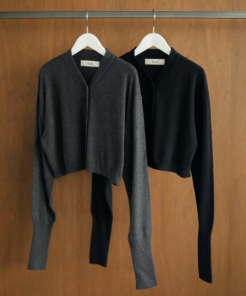 anuke（アンヌーク）の「Short Knit Cardigan（カーディガン