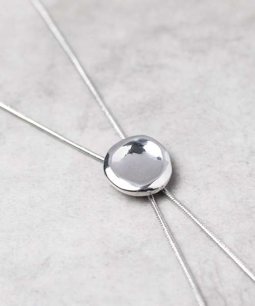 ARCHIVER（アーカイバ）の「【ヴィンテージデザイン】メタルループタイネックレス（ネックレス・メンズ・シルバー/ゴールド/ブラック・FREE）」の3枚目の写真