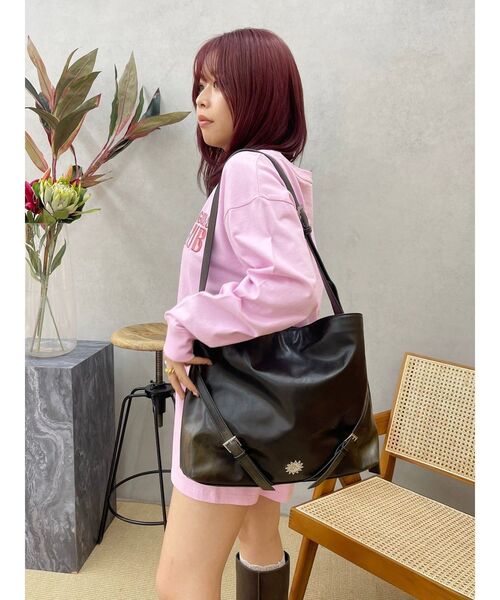 EVIRS トートバック エヴリス EVRIS 【WEB限定】ロゴトートBAG （ブラック） -靴
