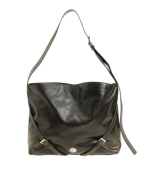 EVRIS（エヴリス）の「スリムベルトトートBAG（トートバッグ・レディース・ホワイト/ブラック/ブラウン・FREE）」の7枚目の写真