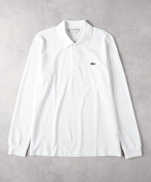 Right-on（ライトオン）の「LACOSTE(ラコステ)【メンズ】長袖ポロシャツ（ポロシャツ・メンズ・ホワイト/グリーン/ブラック・M/L）」の14枚目の写真