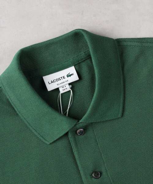 Right-on（ライトオン）の「LACOSTE(ラコステ)【メンズ】長袖ポロシャツ（ポロシャツ・メンズ・ホワイト/グリーン/ブラック・M/L）」の17枚目の写真