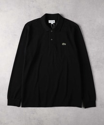 LACOSTE ラコステ オールブラック 長袖ポロシャツ レギュラーフィット S ラコステ LACOSTE オリジナルフィット 長袖 ポロシャツ