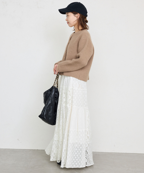 SLOBE IENA（スローブイエナ）の「パッチワークレーススカート
