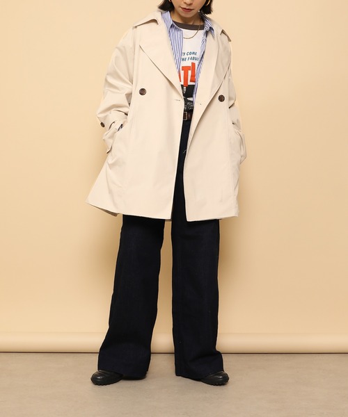 カナダの人気ブランドのトレンチ Aquascutum】Made in Canada 80's Trench Coat（アクアスキュー