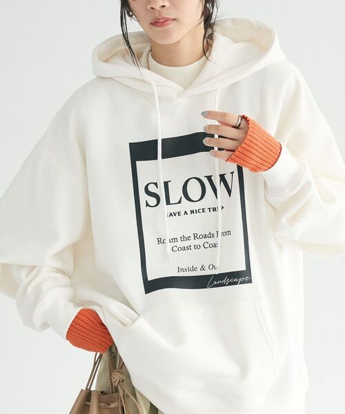 CRAFT STANDARD BOUTIQUE（クラフトスタンダードブティック）の「【ユニセックス】裏起毛パーカー（パーカー・レディース・ブラック/アイボリー/グレイッシュベージュ/ネイビー・M/L/XL）」の2枚目の写真