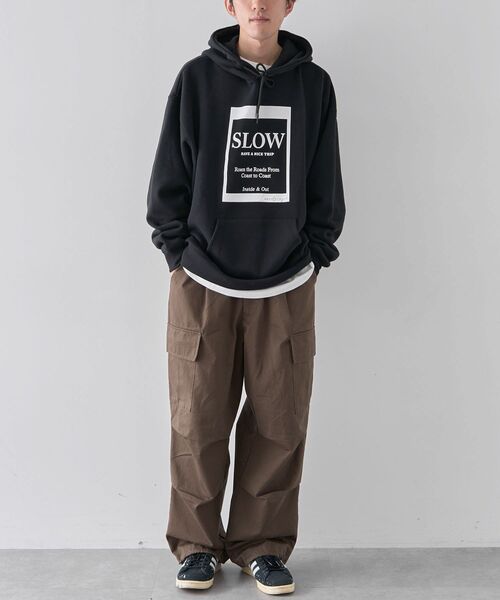 CRAFT STANDARD BOUTIQUE（クラフトスタンダードブティック）の「【ユニセックス】裏起毛パーカー（パーカー・レディース・ブラック/アイボリー/グレイッシュベージュ/ネイビー・M/L/XL）」の17枚目の写真