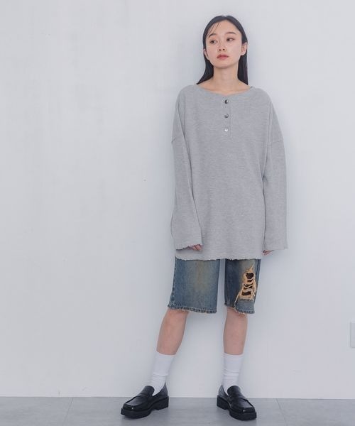 JEANASIS（ジーナシス）の「スクエアローファー/286391（ローファー・レディース・ブラウン/ブラック・MEDIUM/LARGE）」の18枚目の写真