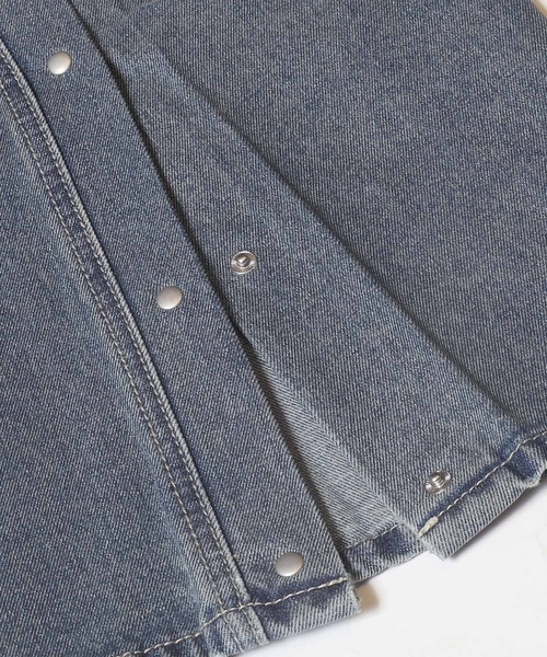 coca（coca）（コカ）の「【WEB限定セール】サイドボタンワイドデニム（デニムパンツ・レディース・ブルー・M/L/S）」の18枚目の写真