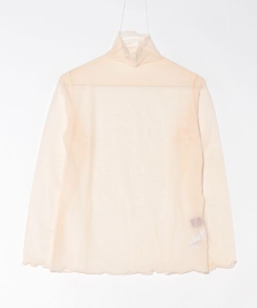 カヤ(カヤ)の「【カヤ】春まけて シアーインナートップス(Tシャツ/カットソー・レディース・ピンク/ライトブルー/キナリ/ライトパープル/スミクロ・FREE)」の2枚目の写真