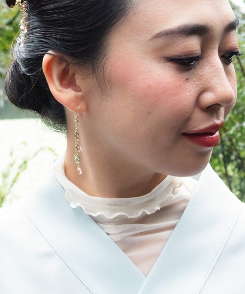 カヤ(カヤ)の「【カヤ】春まけて シアーインナートップス(Tシャツ/カットソー・レディース・ピンク/ライトブルー/キナリ/ライトパープル/スミクロ・FREE)」の12枚目の写真