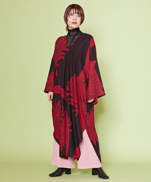 カヤ(カヤ)の「【カヤ】春まけて シアーインナートップス(Tシャツ/カットソー・レディース・ピンク/ライトブルー/キナリ/ライトパープル/スミクロ・FREE)」の9枚目の写真