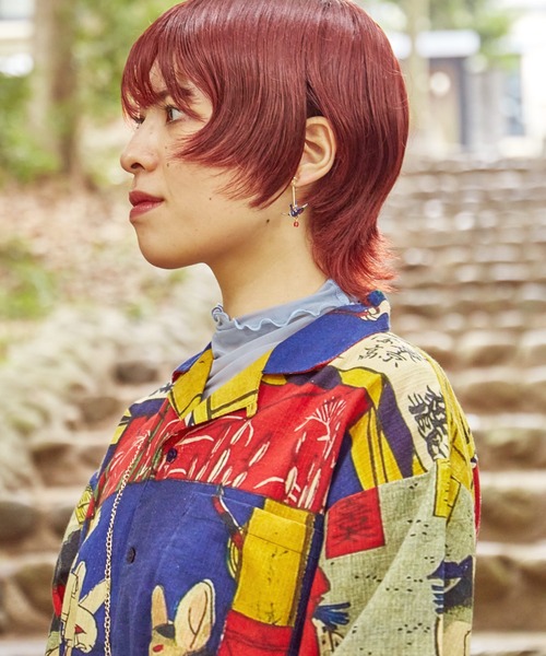 カヤ(カヤ)の「【カヤ】春まけて シアーインナートップス(Tシャツ/カットソー・レディース・ピンク/ライトブルー/キナリ/ライトパープル/スミクロ・FREE)」の8枚目の写真