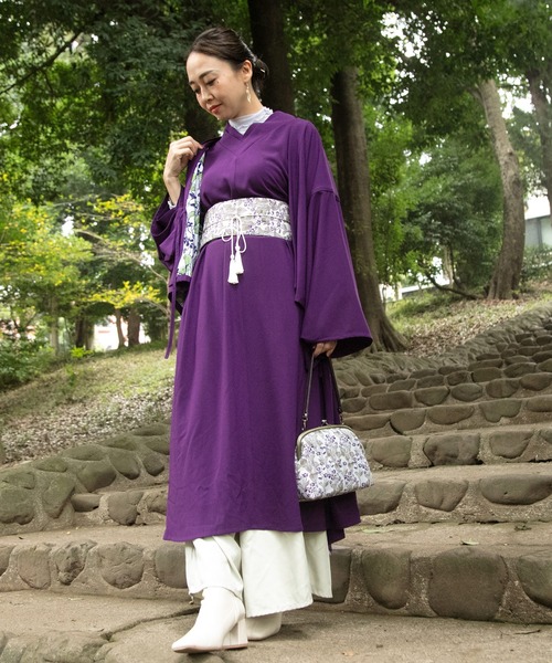 カヤ(カヤ)の「【カヤ】春まけて シアーインナートップス(Tシャツ/カットソー・レディース・ピンク/ライトブルー/キナリ/ライトパープル/スミクロ・FREE)」の7枚目の写真