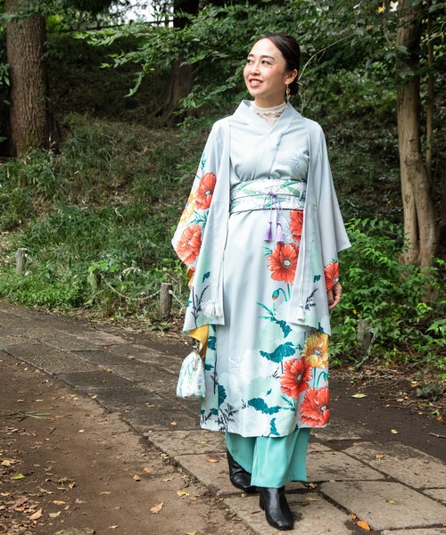 カヤ(カヤ)の「【カヤ】春まけて シアーインナートップス(Tシャツ/カットソー・レディース・ピンク/ライトブルー/キナリ/ライトパープル/スミクロ・FREE)」の11枚目の写真