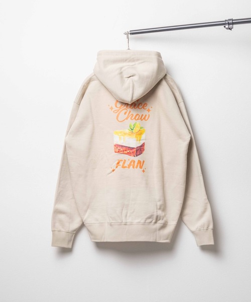ARCHIVER(アーカイバ)の「●GRACE CHOW FLAN● ケーキプリントP/O パーカー(パーカー・レディース・ベージュ/グレー・X-LARGE/LARGE)」の3枚目の写真