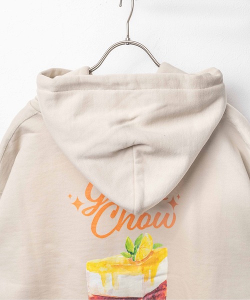 ARCHIVER(アーカイバ)の「●GRACE CHOW FLAN● ケーキプリントP/O パーカー(パーカー・レディース・ベージュ/グレー・X-LARGE/LARGE)」の5枚目の写真