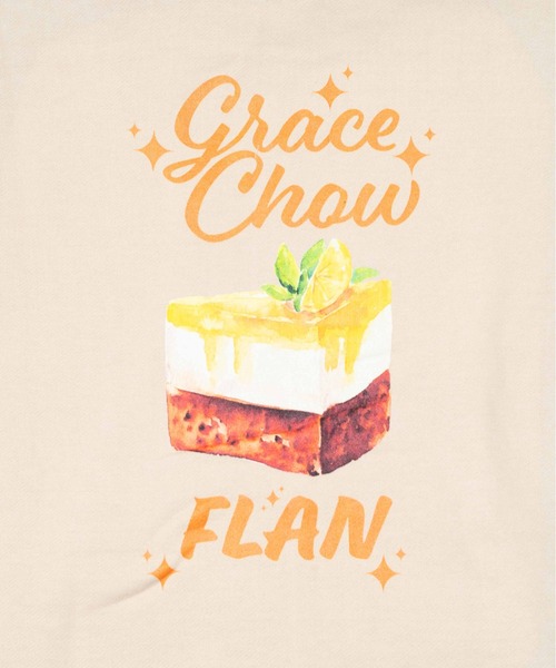 ARCHIVER(アーカイバ)の「●GRACE CHOW FLAN● ケーキプリントP/O パーカー(パーカー・レディース・ベージュ/グレー・X-LARGE/LARGE)」の8枚目の写真