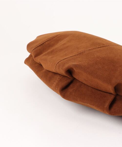 an meets zakka スエード合成皮革コンビ切替ショルダーバッグ / バナナ バック カバン 鞄 レディース メンズ ユニセックス スウェード（ショルダーバッグ）｜ankoROCK（アンコロック）