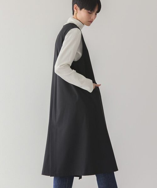 AMERICAN HOLIC(アメリカンホリック)の「Vネックロングジレ(ベスト・レディース・杢グレー/ブラック・FREE)」の12枚目の写真