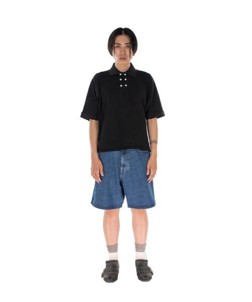 PHINGERIN（フィンガリン）の「PHINGERIN DOUBLE POLO (PD-251-LCS-081)（ポロシャツ・メンズ・ブラック・X-LARGE/LARGE/MEDIUM）」の9枚目の写真
