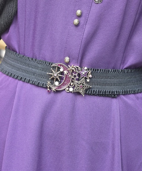 axes femme(アクシーズファム)の「スターライトモチーフベルト(ベルト・レディース・ブルー/グリーン/パープル・FREE)」の3枚目の写真