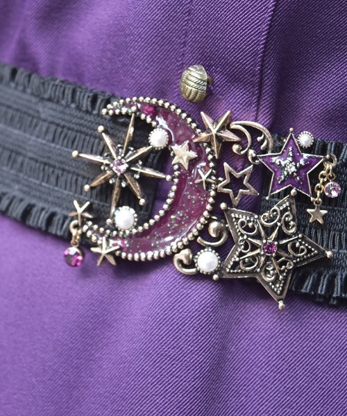 axes femme(アクシーズファム)の「スターライトモチーフベルト(ベルト・レディース・ブルー/グリーン/パープル・FREE)」の6枚目の写真