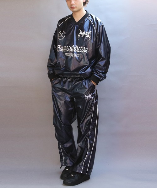 ８(eight)（エイト）の「サイバーデザインシャイニーオーバーパンツ（その他パンツ・メンズ・ネイビー系/シルバー系その他・MEDIUM/LARGE）」の7枚目の写真