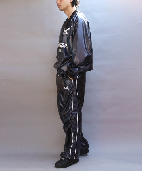 ８(eight)（エイト）の「サイバーデザインシャイニーオーバーパンツ（その他パンツ・メンズ・ネイビー系/シルバー系その他・MEDIUM/LARGE）」の9枚目の写真
