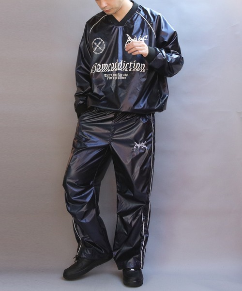 ８(eight)（エイト）の「サイバーデザインシャイニーオーバーパンツ（その他パンツ・メンズ・ネイビー系/シルバー系その他・MEDIUM/LARGE）」の10枚目の写真