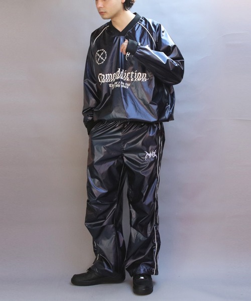 ８(eight)（エイト）の「サイバーデザインシャイニーオーバーパンツ（その他パンツ・メンズ・ネイビー系/シルバー系その他・MEDIUM/LARGE）」の11枚目の写真