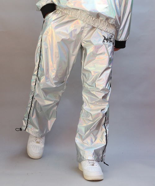 ８(eight)（エイト）の「サイバーデザインシャイニーオーバーパンツ（その他パンツ・メンズ・ネイビー系/シルバー系その他・MEDIUM/LARGE）」の12枚目の写真