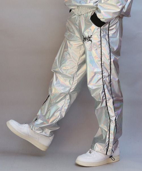 ８(eight)（エイト）の「サイバーデザインシャイニーオーバーパンツ（その他パンツ・メンズ・ネイビー系/シルバー系その他・MEDIUM/LARGE）」の13枚目の写真