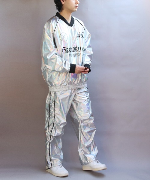 ８(eight)（エイト）の「サイバーデザインシャイニーオーバーパンツ（その他パンツ・メンズ・ネイビー系/シルバー系その他・MEDIUM/LARGE）」の19枚目の写真