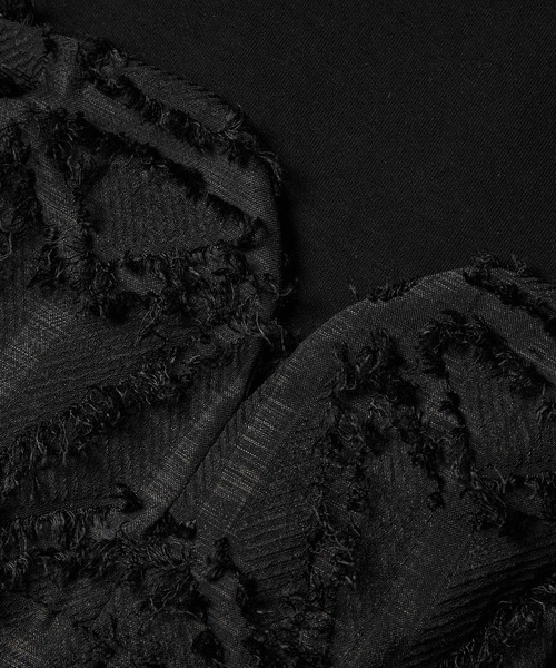 ADAM ET ROPE'(アダムエロペ)の「【追加】・【サステナブル】ジャカードビスチェコンビプルオーバー(Tシャツ/カットソー・レディース・ブラック/ホワイト系その他2・FREE)」の22枚目の写真