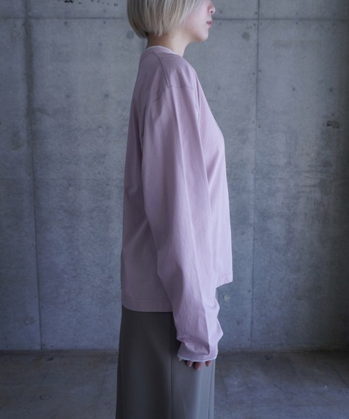 G.V.G.V.(ジーヴィージーヴィー)の「LAYERED L/S TEE(Tシャツ/カットソー・レディース・ブラック/ピンク/ホワイト・L/S)」の20枚目の写真