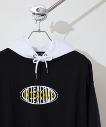 フェイクレイヤード長袖Tシャツパーカー