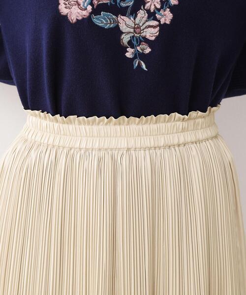 LAURA ASHLEY(ローラアシュレイ)の「【人気デザインカラー追加!】サテン消しプリーツスカート(スカート・レディース・ライトグレー/ネイビー・38/40)」の4枚目の写真