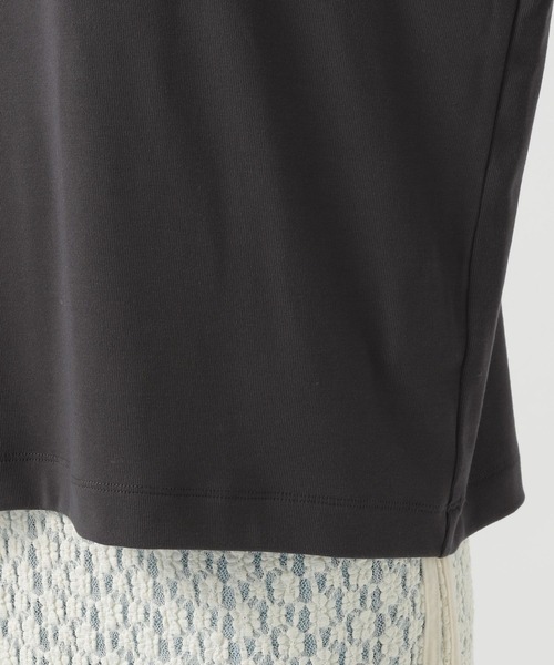 BAYFLOW（ベイフロー）の「ソフトモダールロングスリーブT（Tシャツ/カットソー・レディース・チャコール/ブルー/オフホワイト・FREE）」の14枚目の写真
