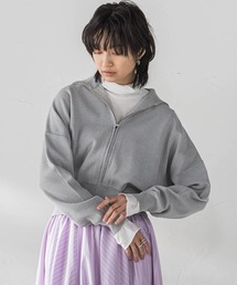 ダブルジップニットカーディガン≪手洗い可能≫