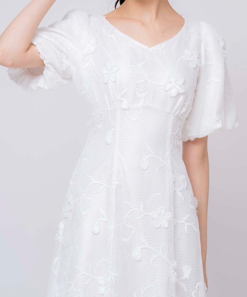 NOELA（ノエラ）の「メッシュレースワンピース（ワンピース・レディース・ネイビー/オフホワイト・S/M）」の7枚目の写真