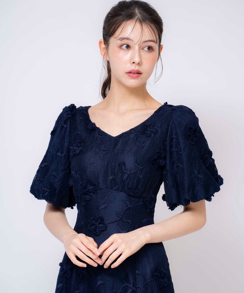 NOELA（ノエラ）の「メッシュレースワンピース（ワンピース・レディース・ネイビー/オフホワイト・S/M）」の15枚目の写真